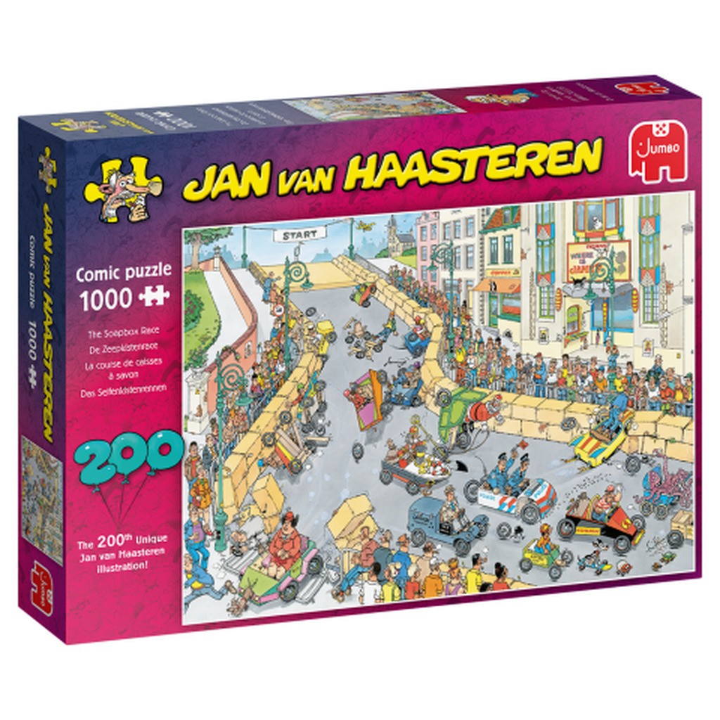 Jan Van Haasteren - 200th puzzle illustration celebration! - 1000 brikker