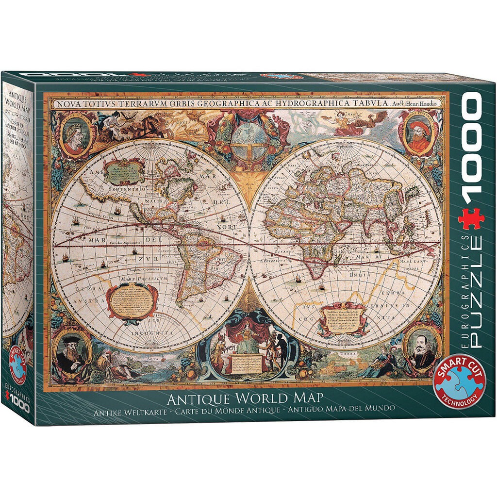 Verdenskortet - Orbis Geographica - 1000 brikker