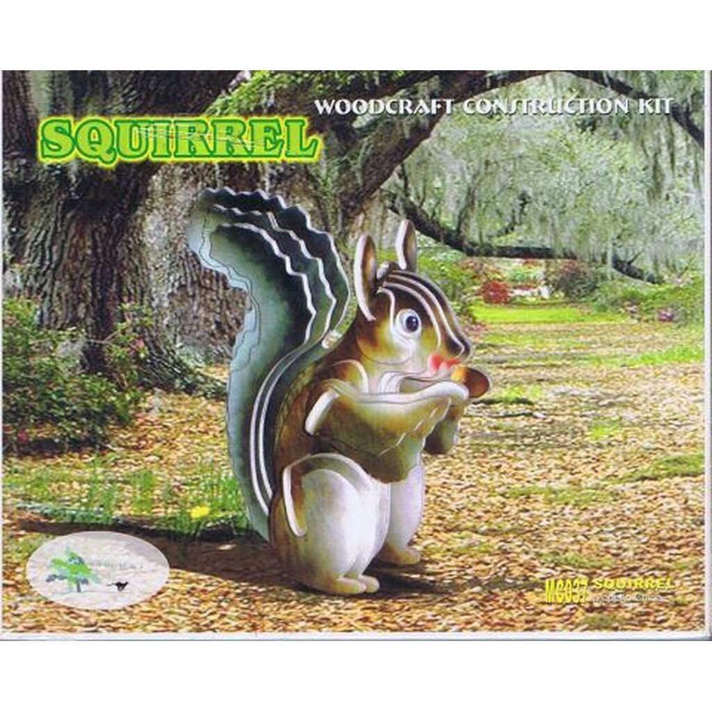 Squirrel, Woodcraft Construction Kit