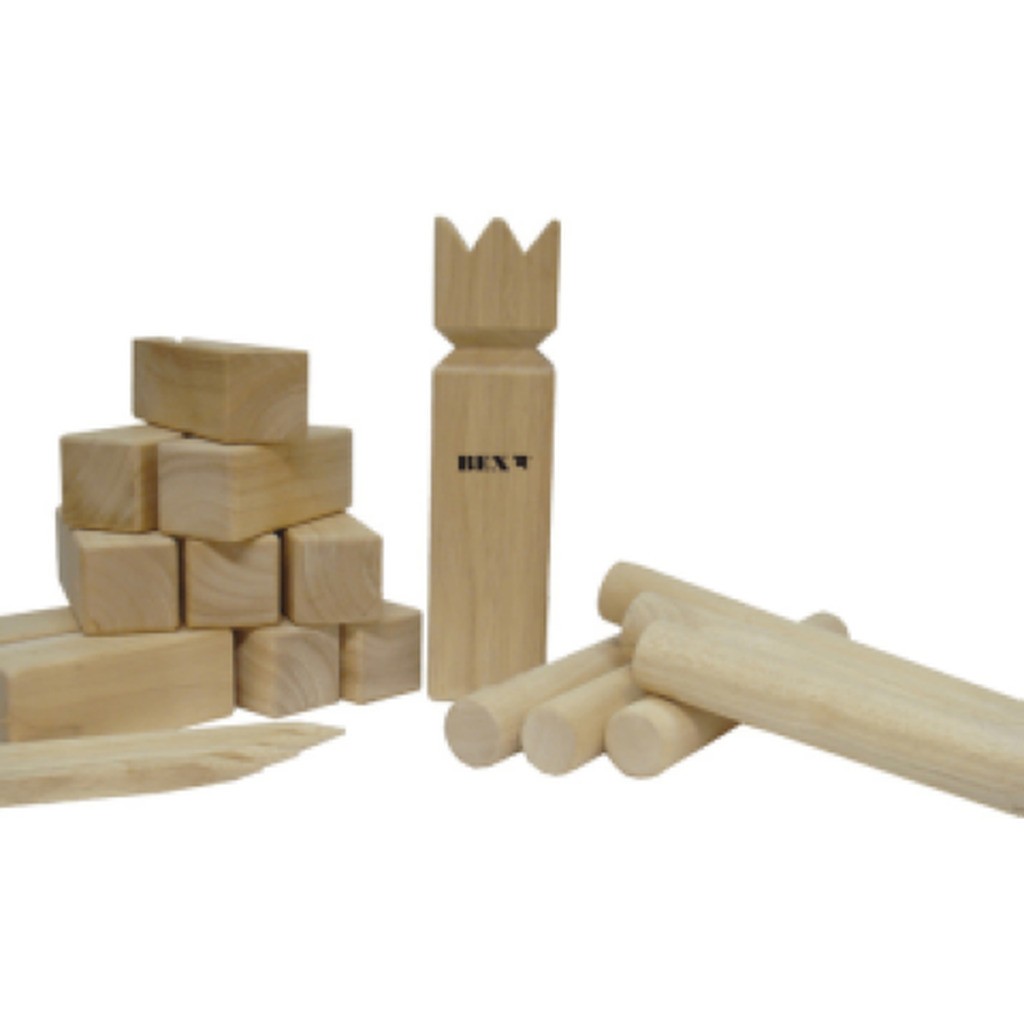 Kubb original, rød konge - Kongespil