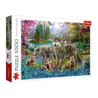 Family of Wolves - 1000 Brikker
