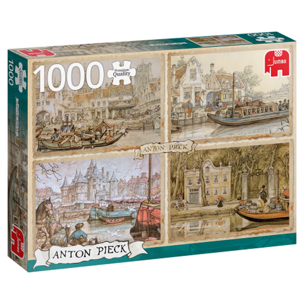 Både på Kanalen - 1000 brikker