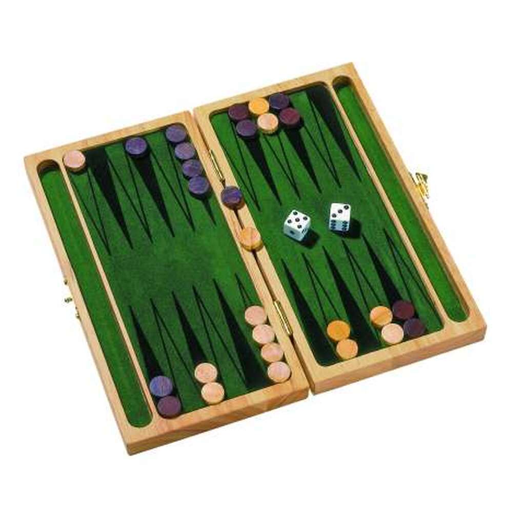 Backgammon i træ