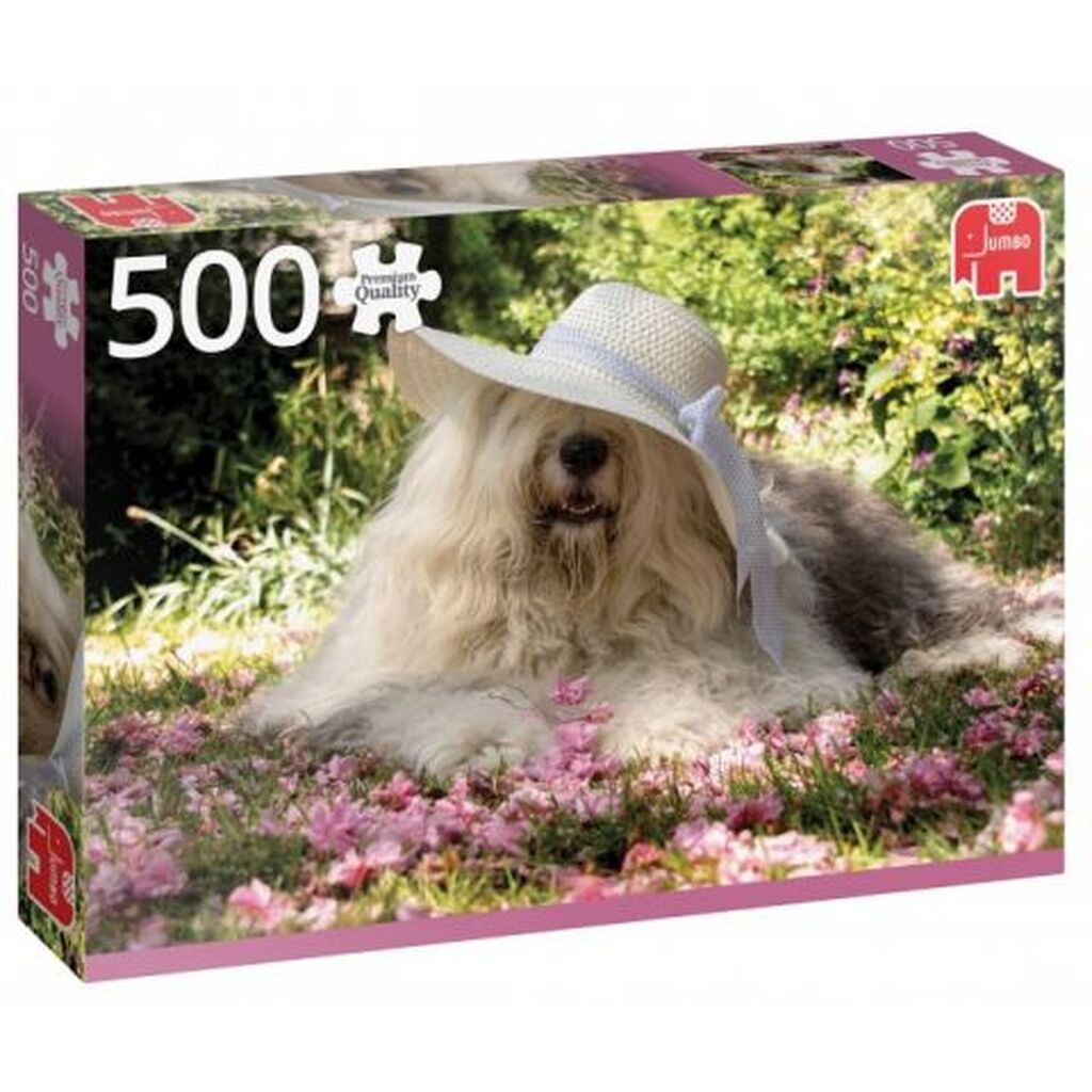 Sophie in a bed of flowers, 500 brikker