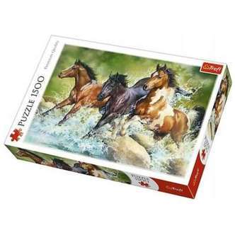 Three wild horses - 1500 brikker