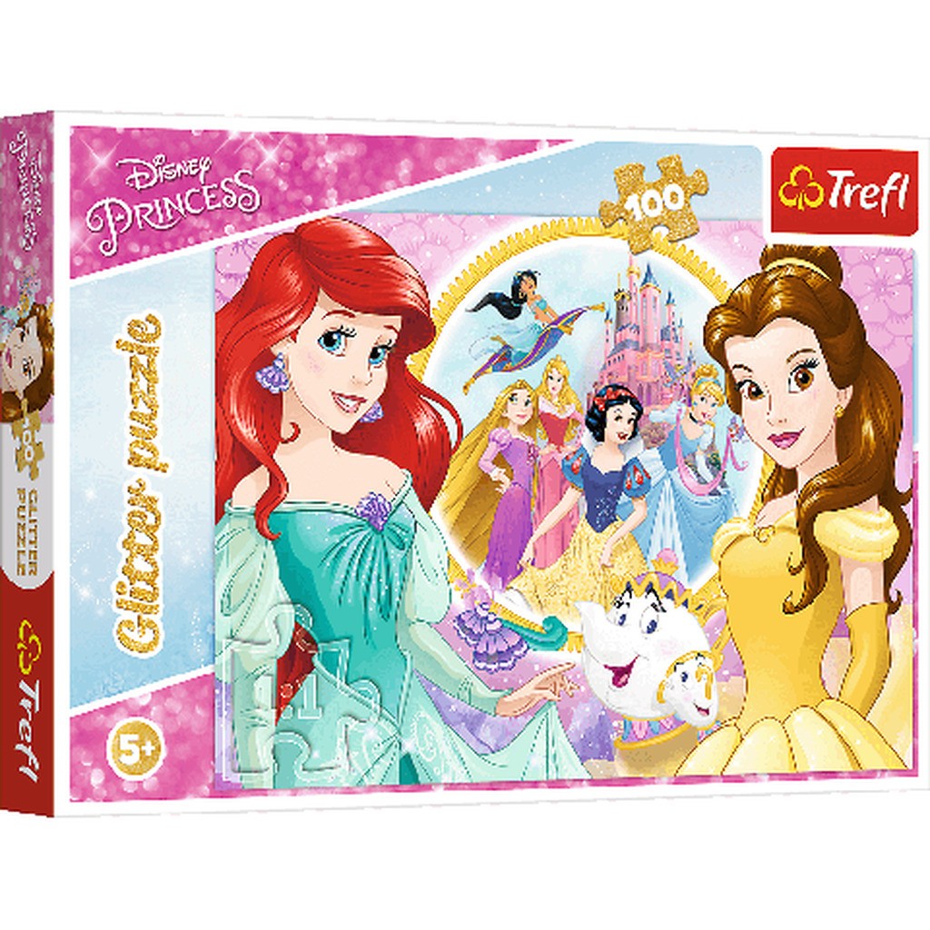 Disney Prinsesser Bell og Ariel - 100 brikker