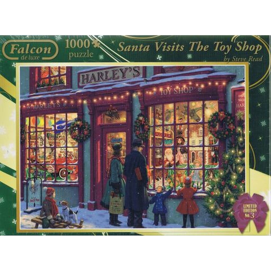 Santa Visits The Toy Shop - 1000 brikker