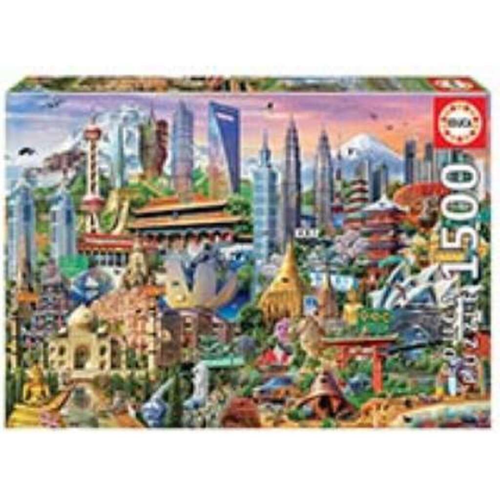 Asia Landmarks - 1500 brikker