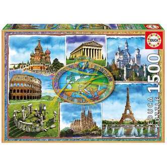 Seven Wonders of Europe - 1500 brikker