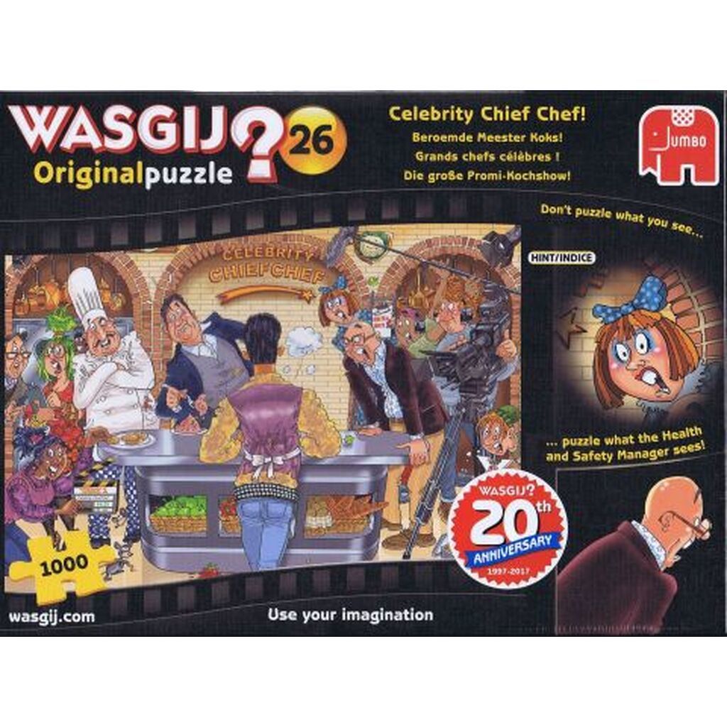 Wasgij? Original 26, Celebrity Chief Chef - 1000 brikker