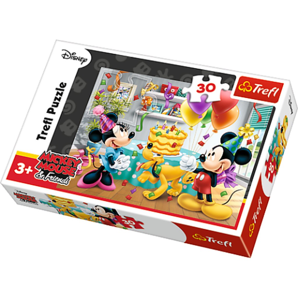 Birthdaycake Mickey - 30 brikker