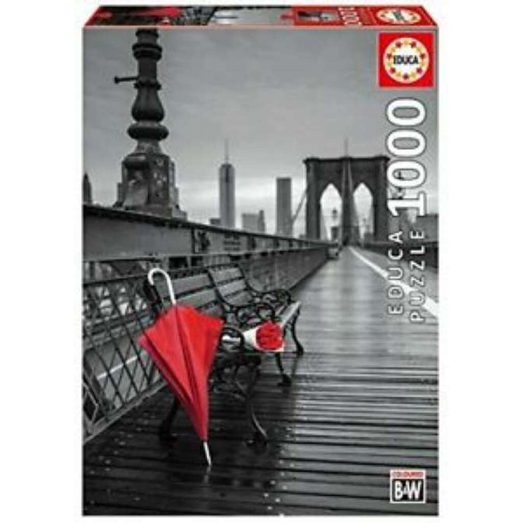 Red Umbrella - Brooklyn Bridge, 1000 brikker