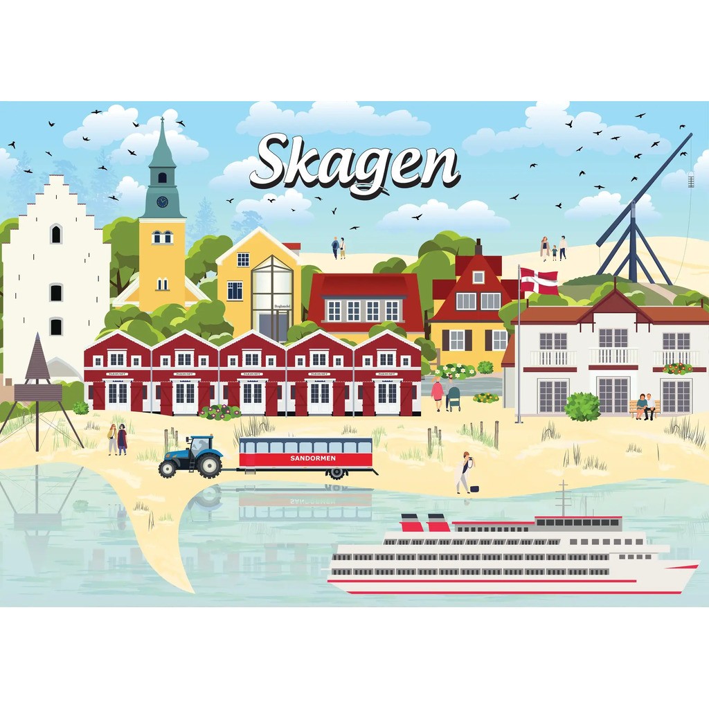 Danske byer: Skagen, 1000 brikker