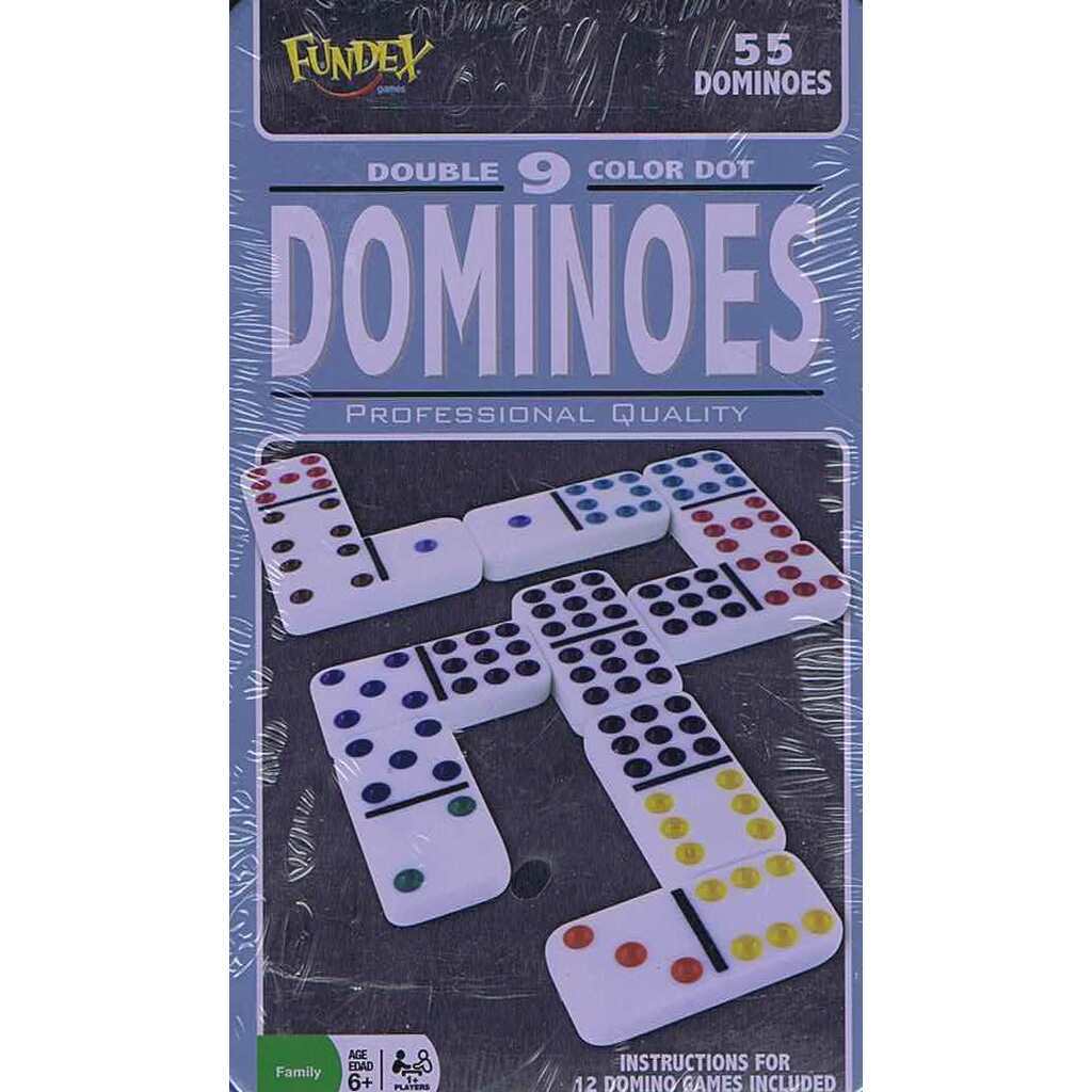 Dominoes Double 9 color Dot