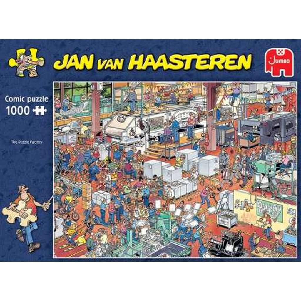 Jan van Haasteren: Puslespilsfabrikken - 1000 brikker