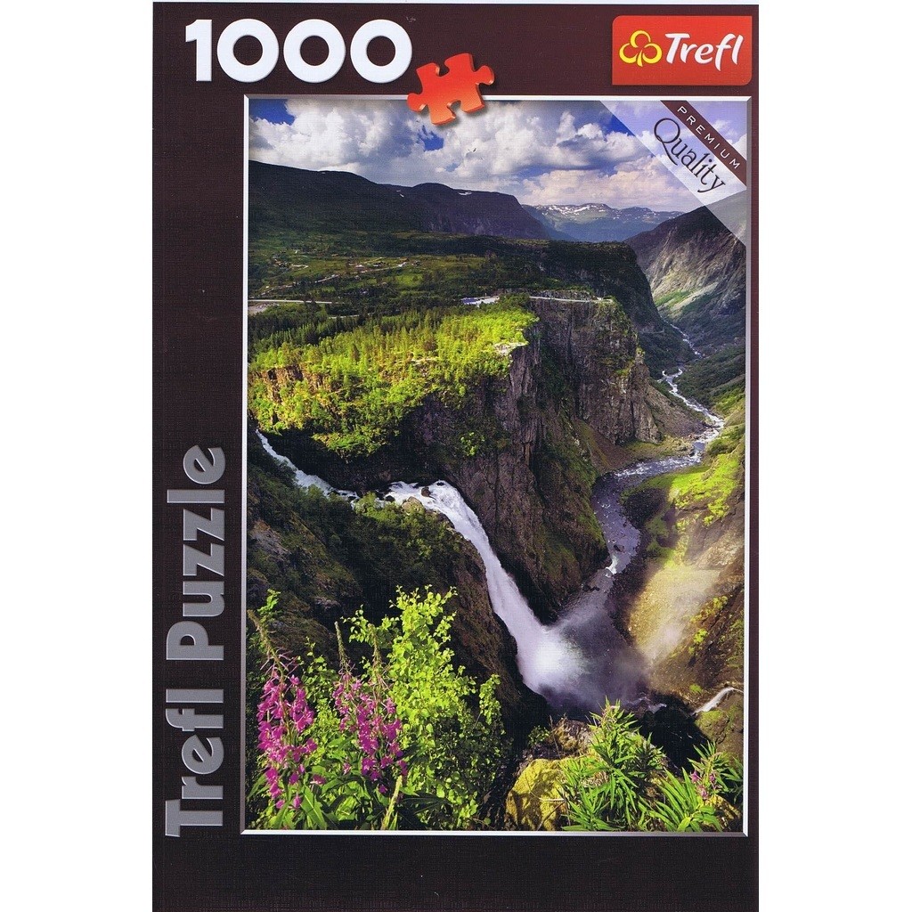 Vøringsfossen waterfall, 1000 brikker