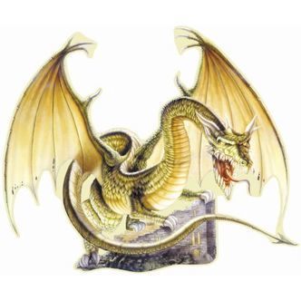 Drache,  Silhouette - 750 brikker