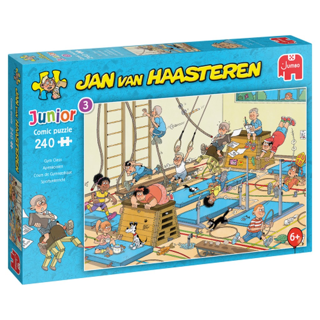 Jan van Haasteren: Sjov i gymnastiksalen - 240 brikker