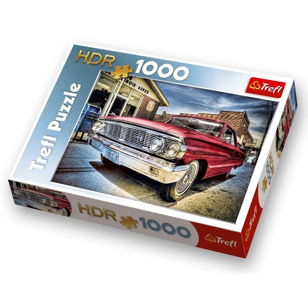 Vintage car - 1000 brikker