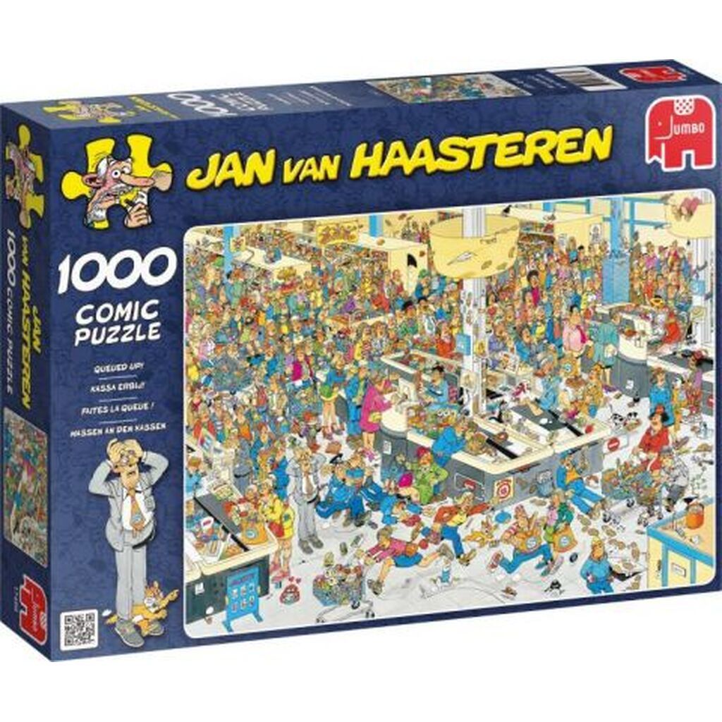 Jan van Haasteren - Queued Up - 1000 brikker