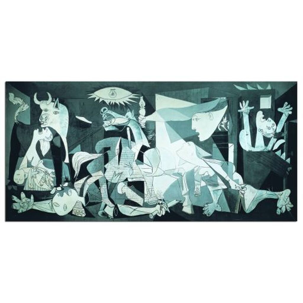 Guernica, Pablo Picasso, miniature, 1000 brikker