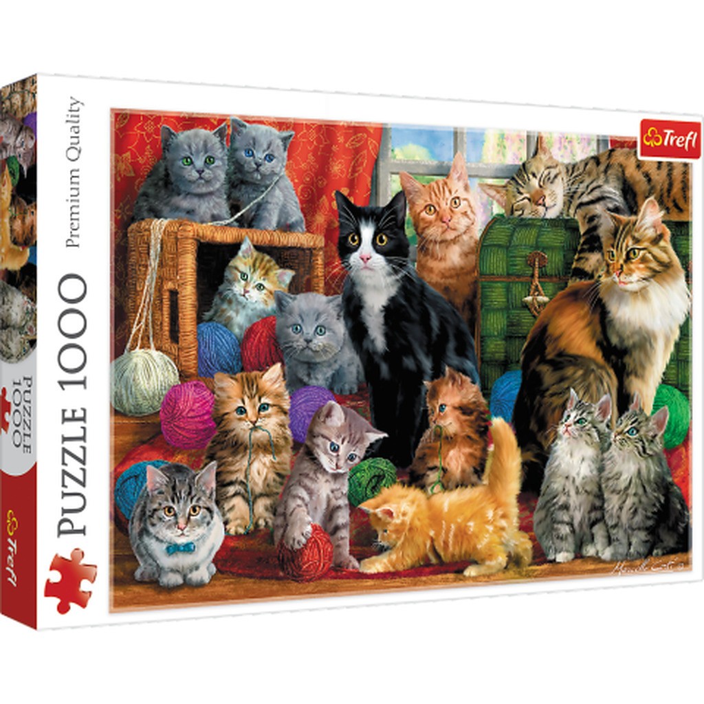 Kattene Mødes - 1000 brikker