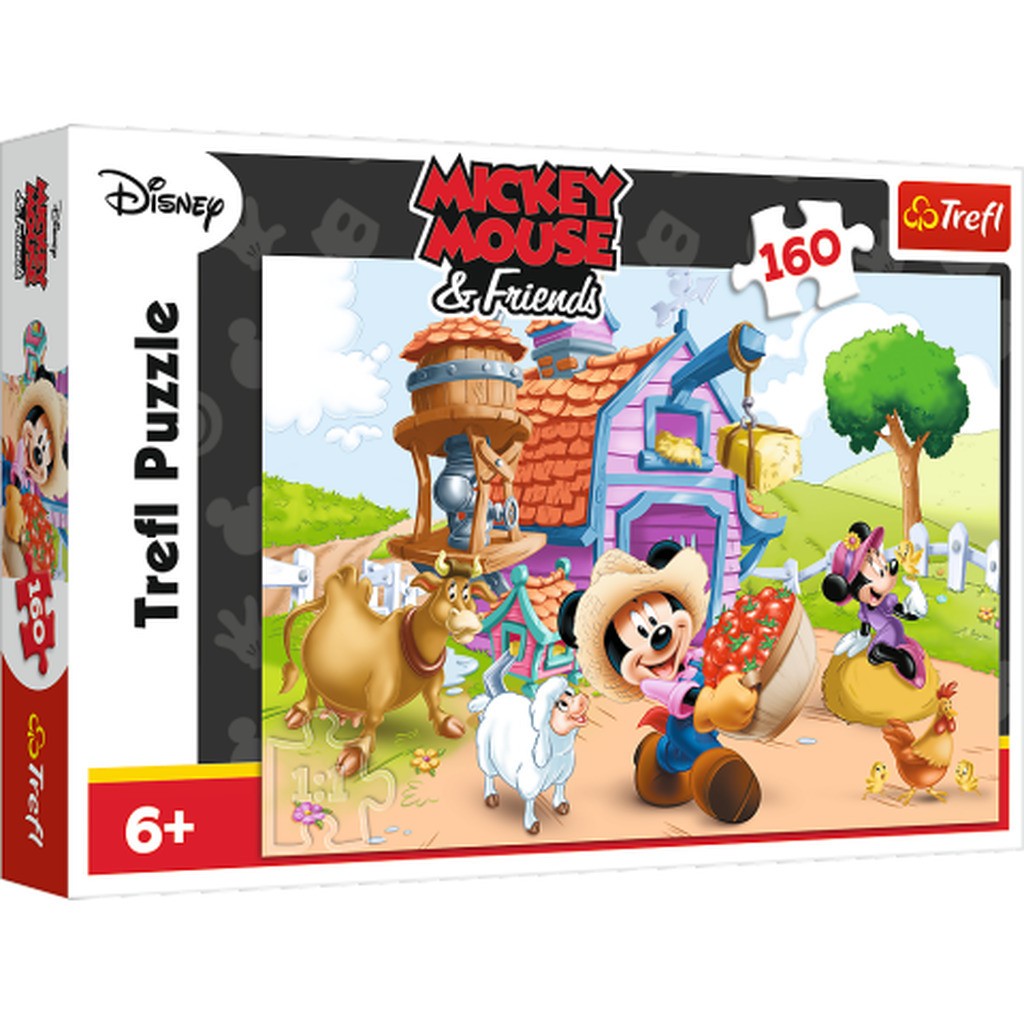 Mickey Mouse passer gården - 160 brikker