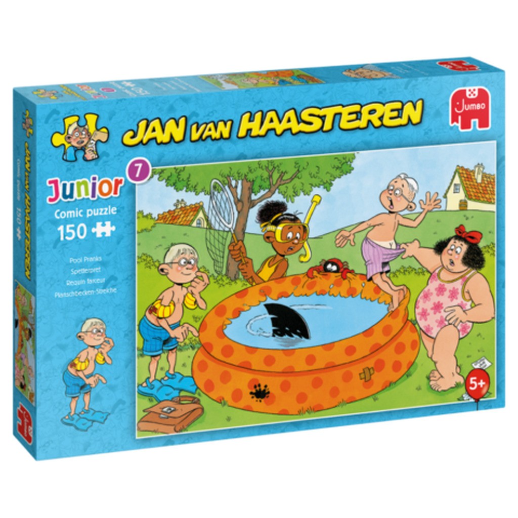 Jan van Haasteren: Sjov ved badebassinet - 150 Brikker
