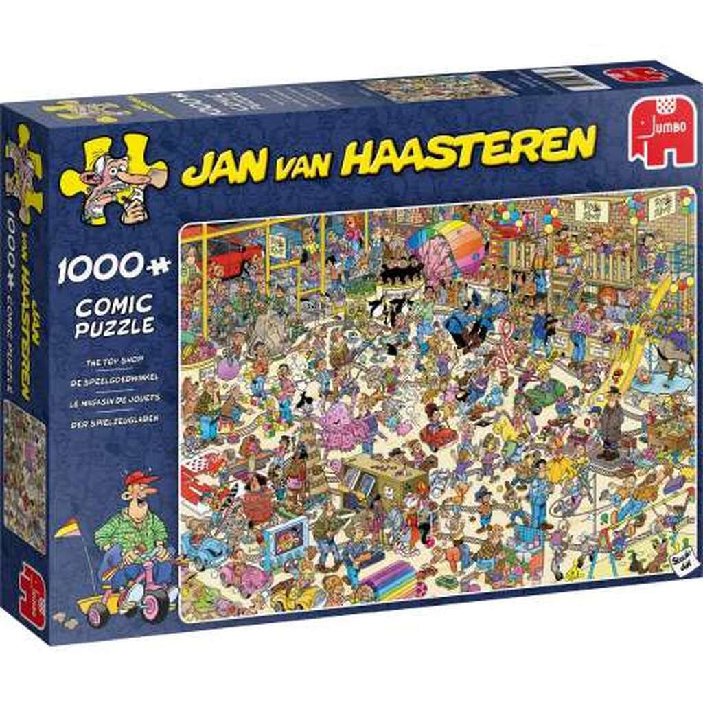 Jan van Haasteren: Legetøjsbutikken - 1000 brikker