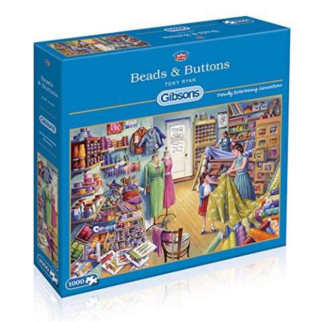 Beads & Buttons - 1000 brikker