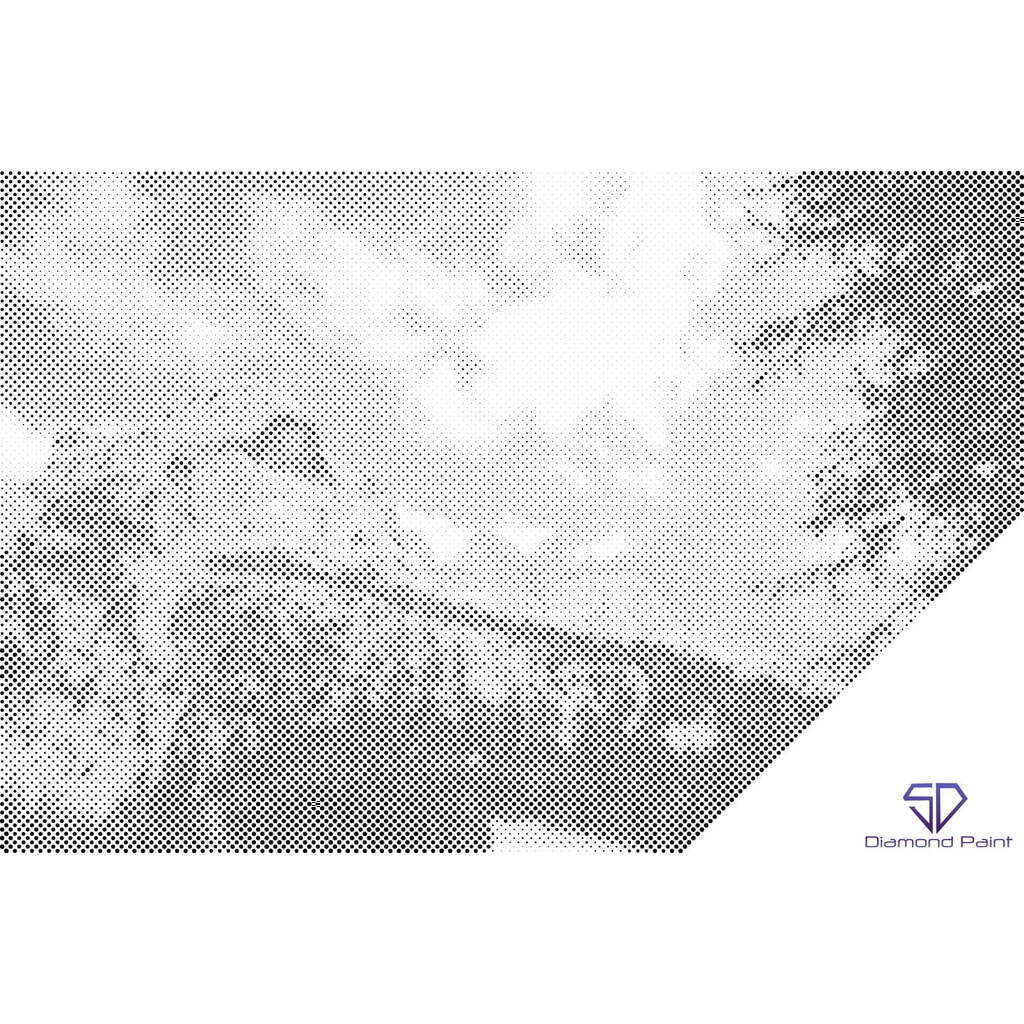 Mal med Prikker - Bjerget Monte Civetta, Dolomitterne - Uden ramme - 120 x 80 cm