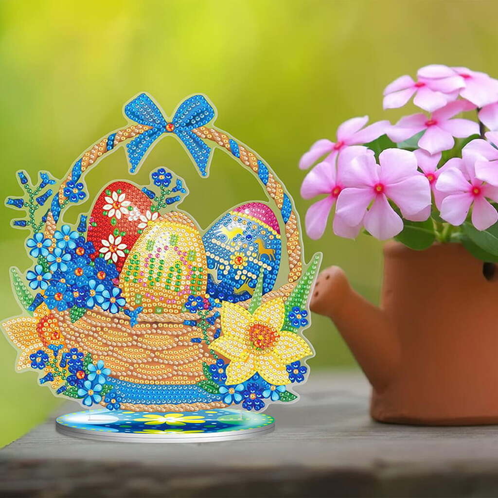 Påskekurv med påskeæg