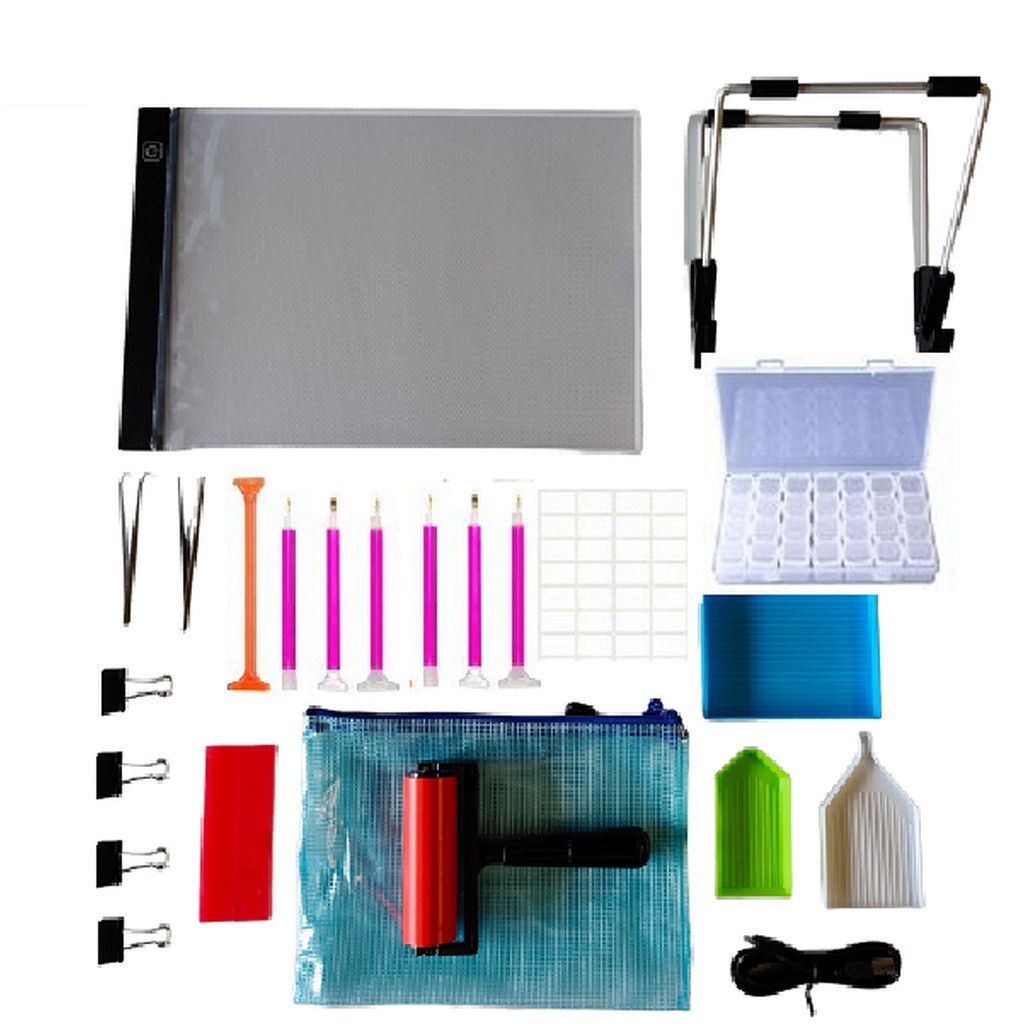 Luksus startsæt med lysplade (sæt 2)