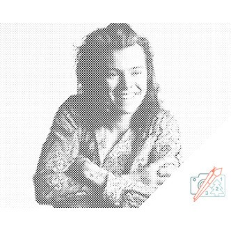 Mal med Prikker - Harry Styles - Uden ramme - 40 x 30 cm