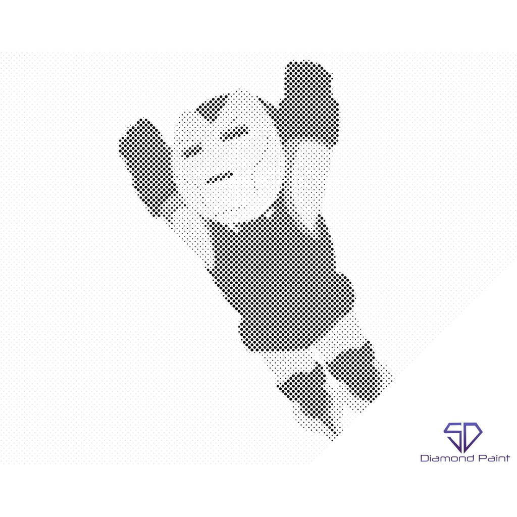 Mal med Prikker - Iron man, Avengers - Uden ramme - 40 x 50 cm