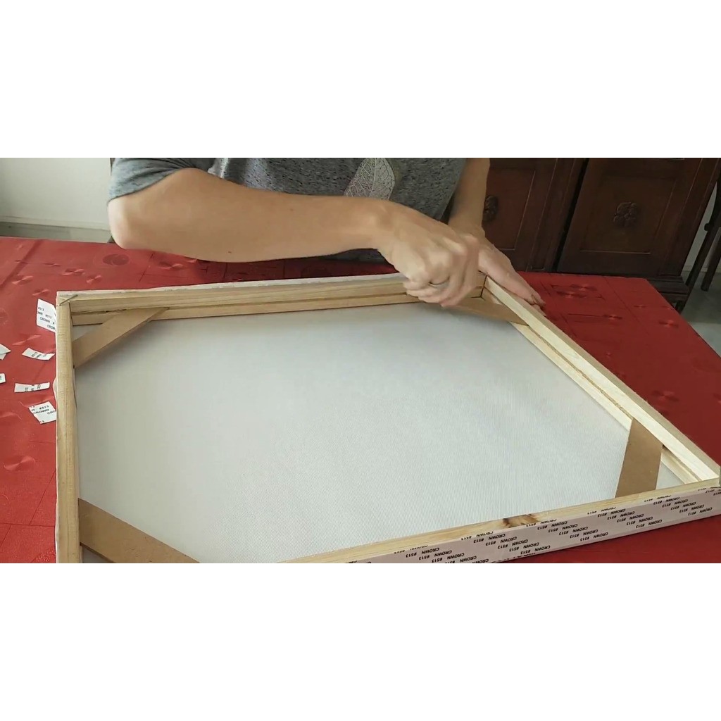 Træramme til diamond paint (saml-selv) - 80x100 cm / 100x80 cm