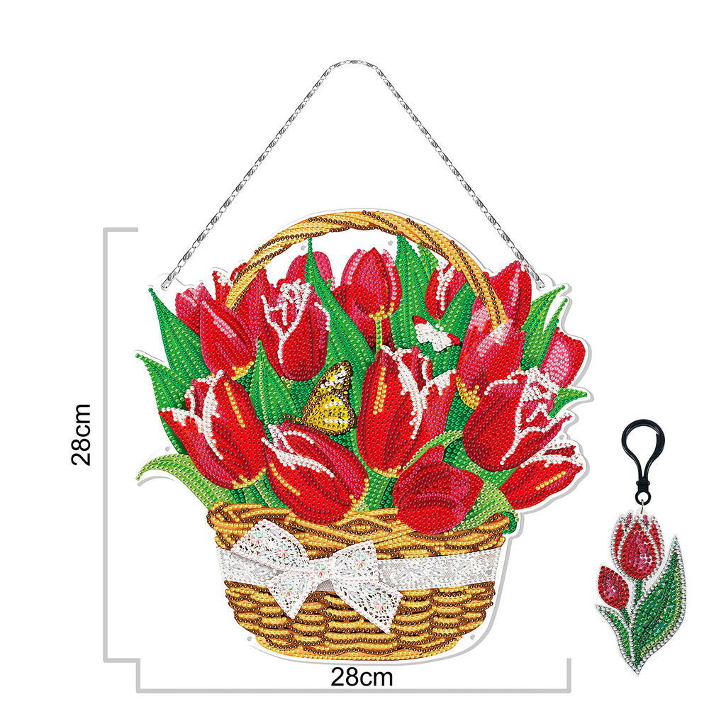 Flotte tulipaner - ophængt