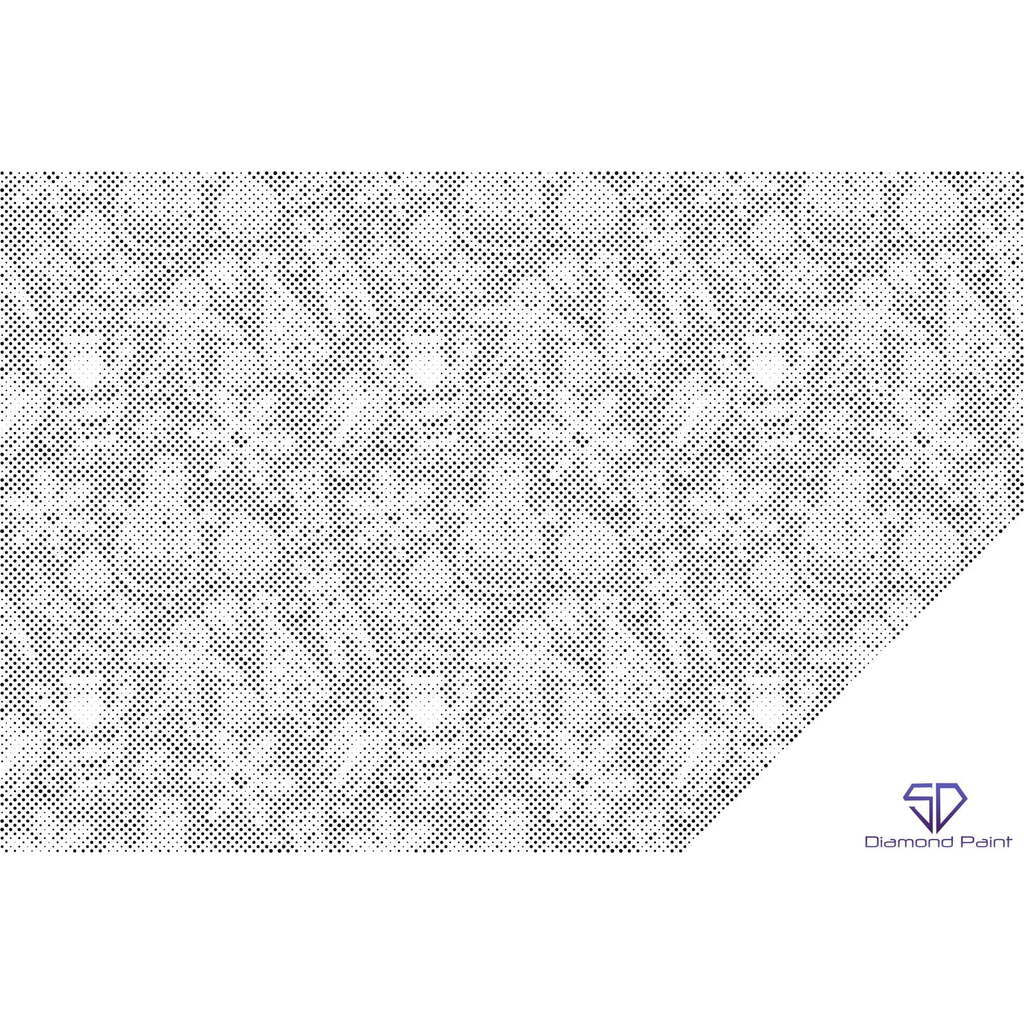 Mal med Prikker - Honningkager - Opspændt på ramme - 60 x 40 cm