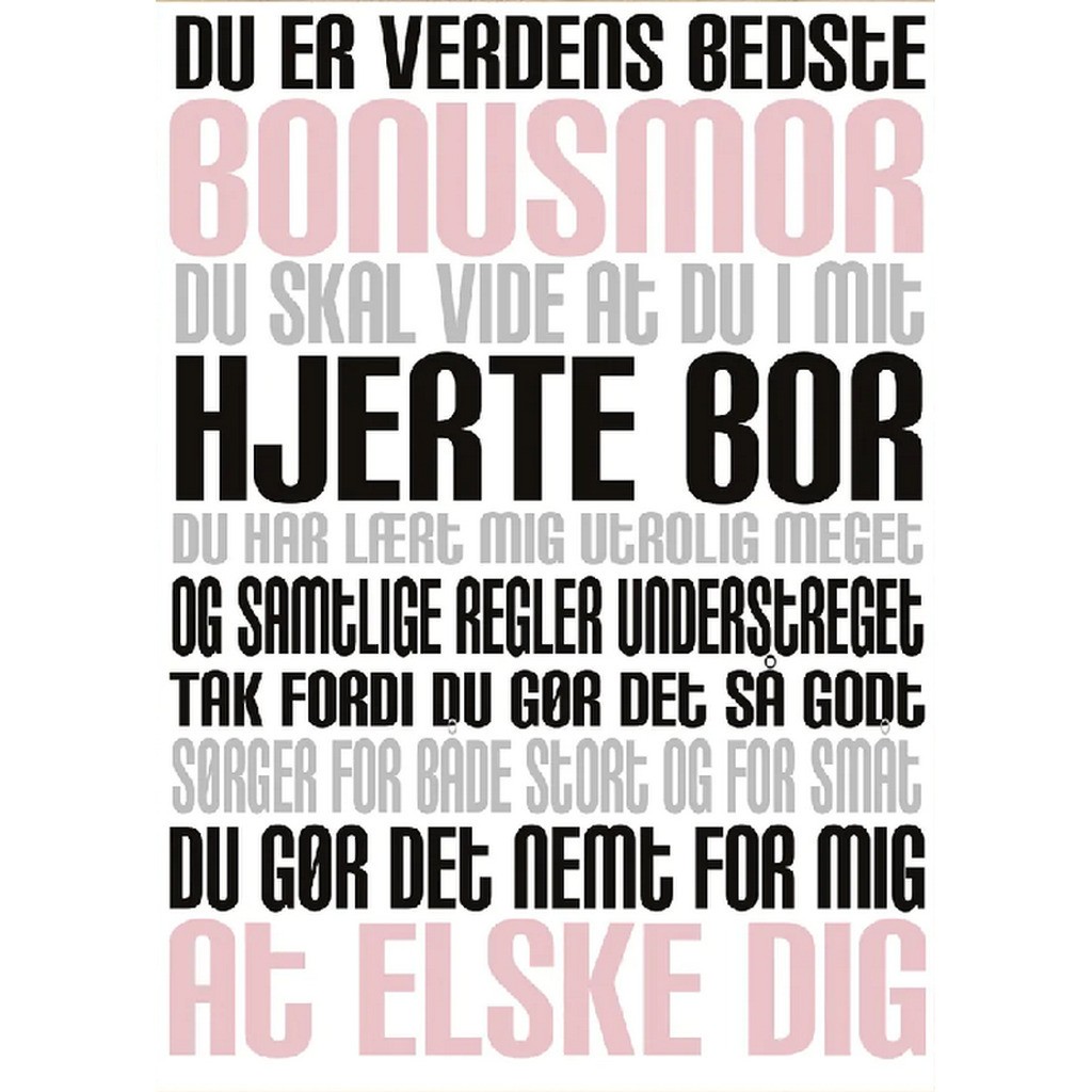 Bonusmor - Firkantede sten - 50 x 70 cm - Lærred, sten, pen, bakke, gele, poser til stenene