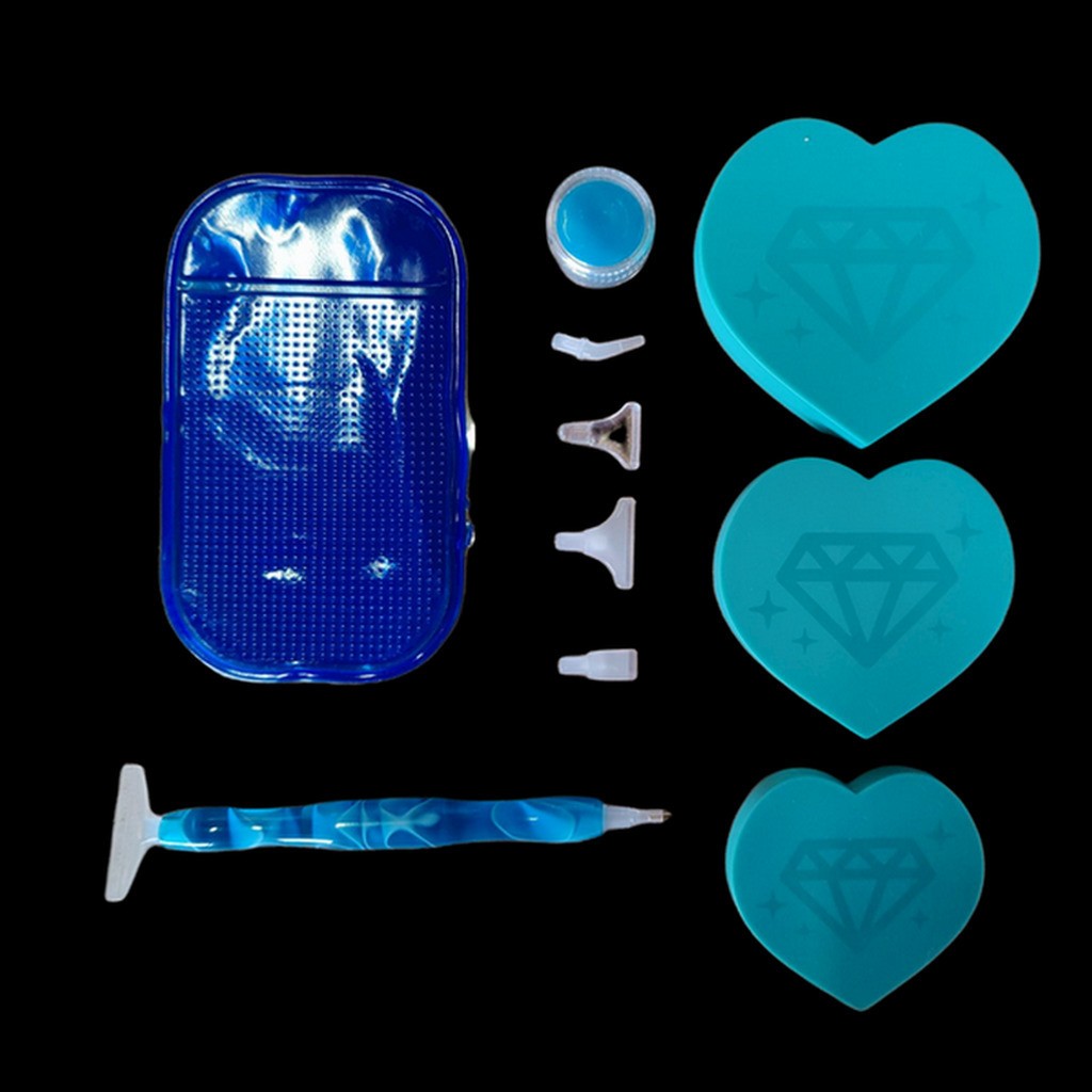 Sæt med skridsikker måtte, bakker og pen - Lilla