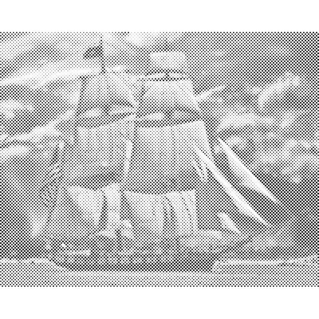 Mal med Prikker - Skib i storm - Opspændt på ramme - 80 x 60 cm