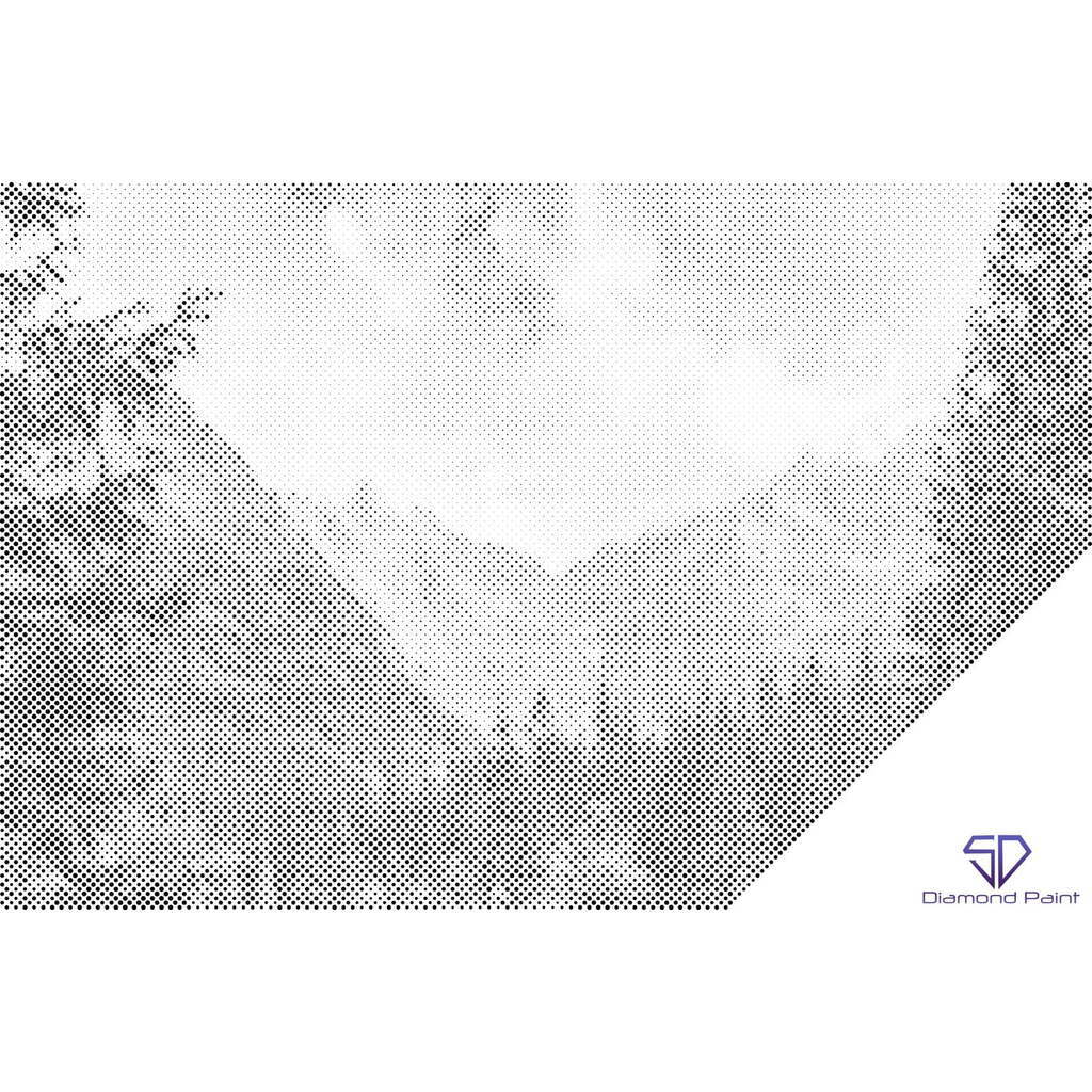 Mal med Prikker - Tatrabjergene, Polen - Opspændt på ramme - 120 x 80 cm