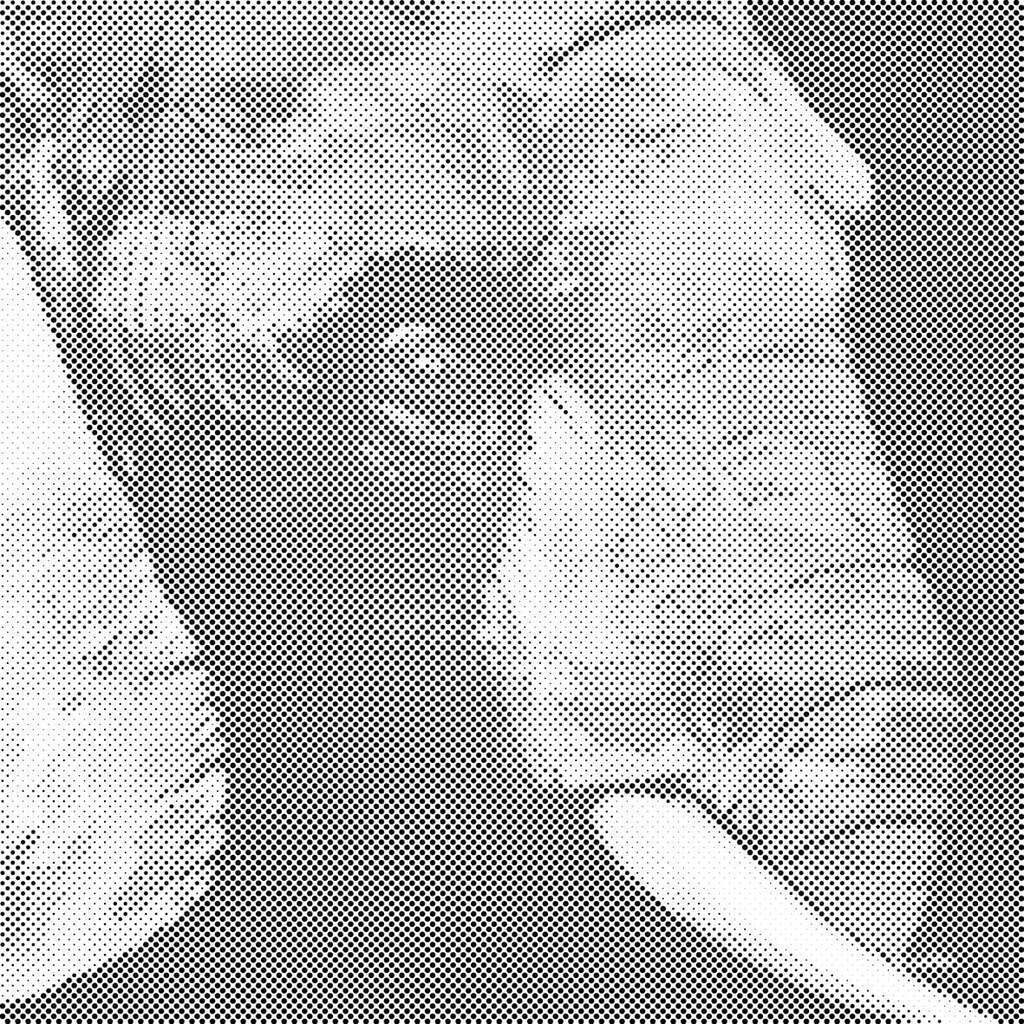 Mal med Prikker - Ældre elefant - Uden ramme - 80 x 80 cm