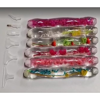 Pen med dekorative planter og udskiftelige spidser