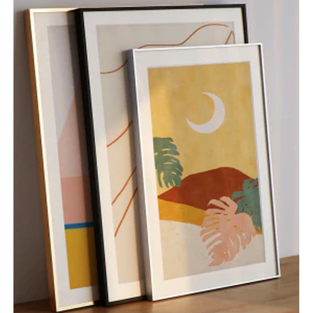 Billedrammer i aluminium til diamond paint - Guld - 50x60 cm / 60x50 cm