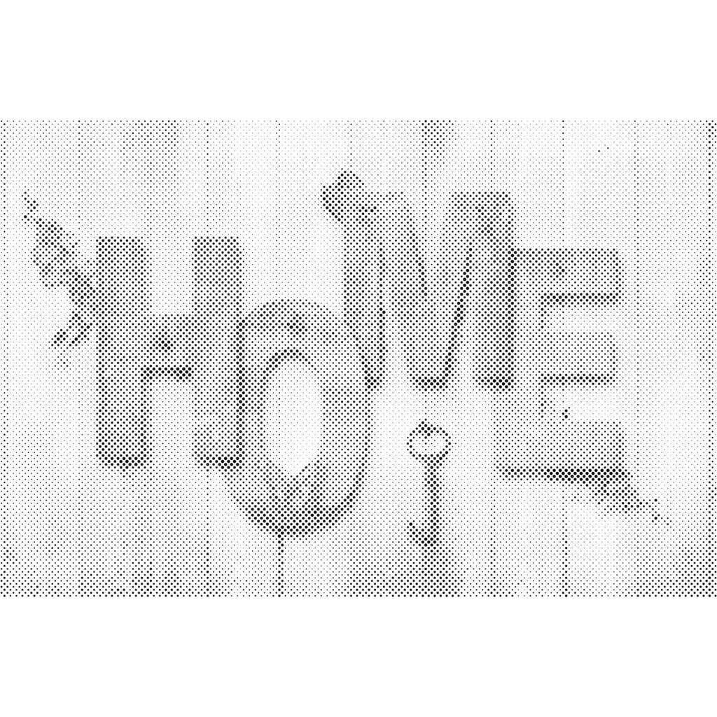 Mal med Prikker - Home - Uden ramme - 60 x 40 cm