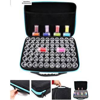 Opbevaringstaske med 60 bøtter (15 ml)