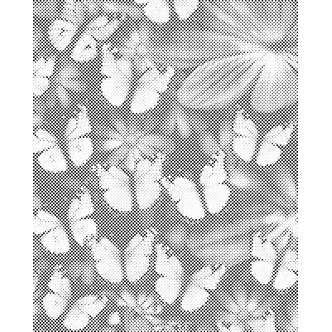 Mal med Prikker - Mange sommerfugle - Uden ramme - 40 x 50 cm