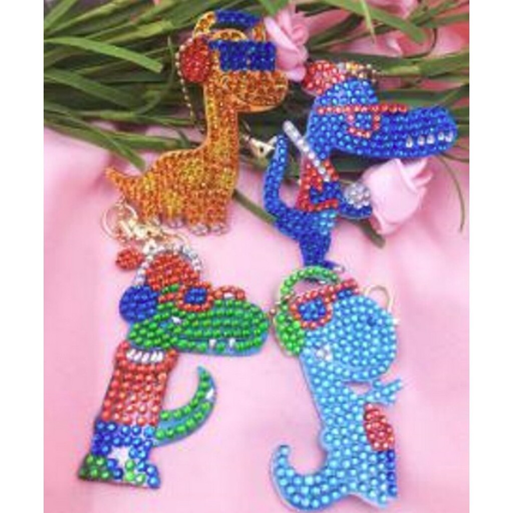 Nøgleringe med dyr med solbriller