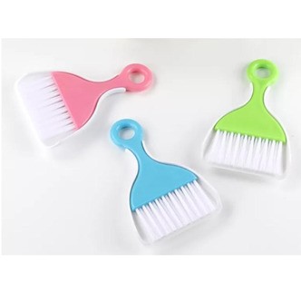 Børste og fejebakke - Lyserød